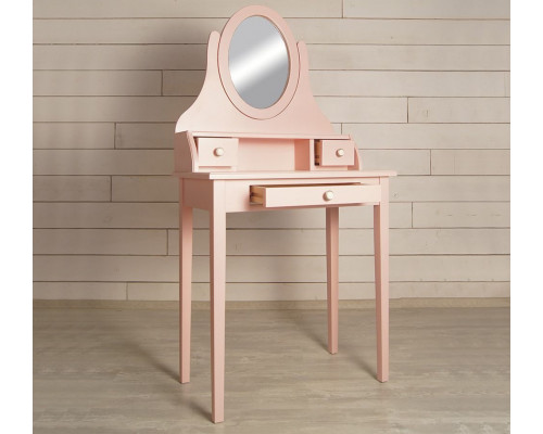 Туалетный столик Аделина с зеркалом из массива дерева в наличии и на заказ