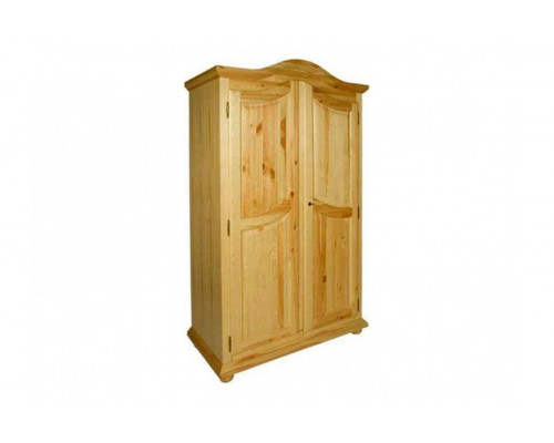 Шкаф двухдверный Лотос Б из массива дерева в наличии и на заказ